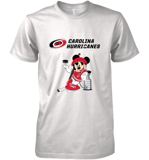 Mickey Carolina Hurricanes With The Stanley Cup Hockey NHL Premium Men's T-Shirt