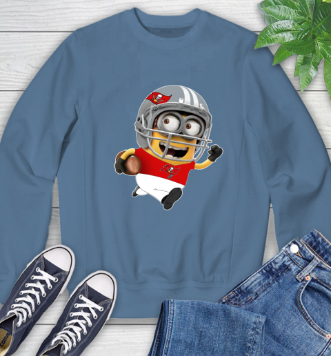 NFL Tampa Bay Buccaneers Minions Disney Football Sports Sweatshirt 7