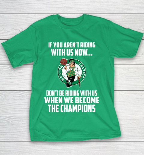 NBA Boston Celtics Basketball We Become The Champions Youth T-Shirt 3