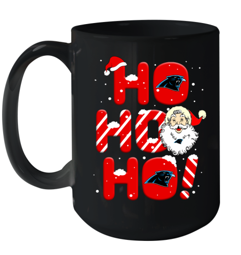 Carolina Panthers NFL Football Ho Ho Ho Santa Claus Merry Christmas Shirt Ceramic Mug 15oz