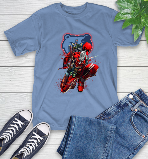 NBA Deadpool Marvel Comics Sports Basketball Memphis Grizzlies T-Shirt 11