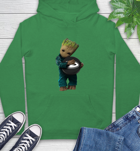 NHL Groot Guardians Of The Galaxy Hockey Sports Anaheim Ducks Hoodie 8