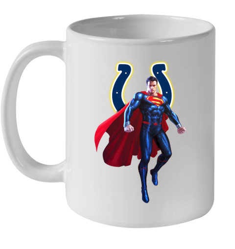 NFL Superman DC Sports Football Indianapolis Colts Ceramic Mug 11oz