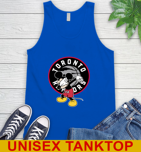 Toronto Raptors NBA Basketball Dabbing Mickey Disney Sports Tank Top 5