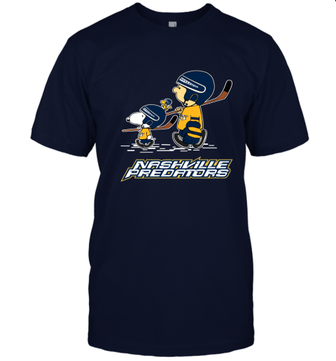 bz8z lets play nashville predators ice hockey snoopy nhl shirt jersey t shirt 60 front navy