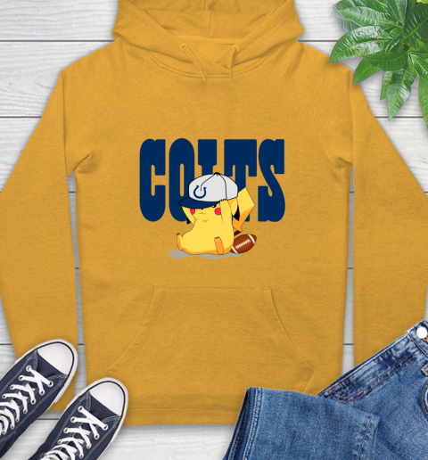 NFL Pikachu Football Sports Indianapolis Colts Hoodie 3