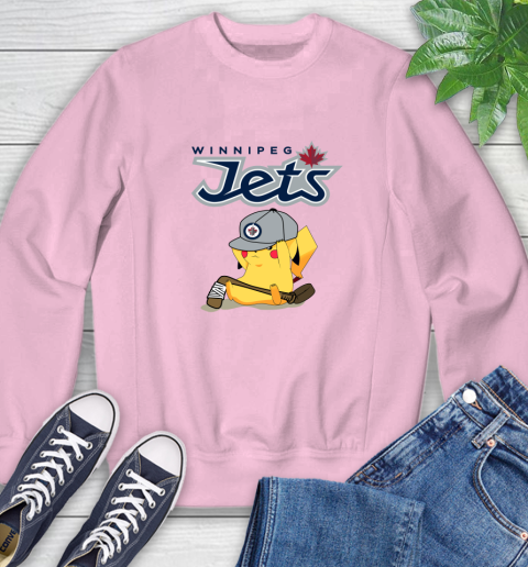 NHL Pikachu Hockey Sports Winnipeg Jets Sweatshirt 9