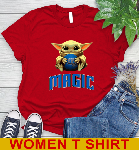 NBA Basketball Orlando Magic Star Wars Baby Yoda Shirt 98