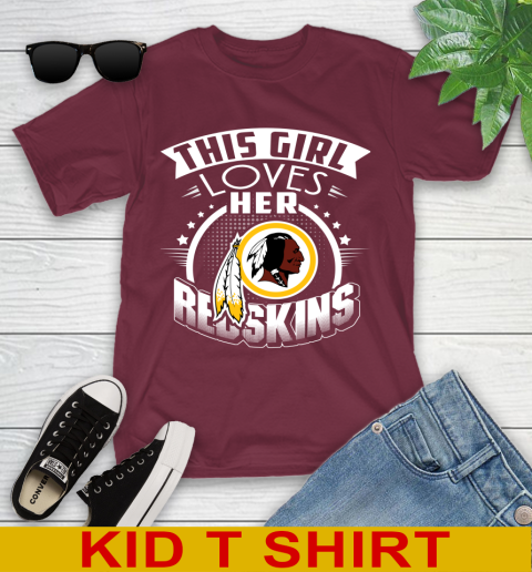 Washington Redskins NFL Football This Girl Loves Her Team 101