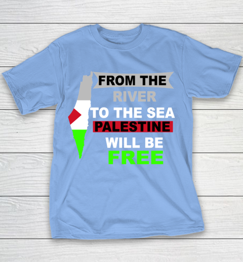 From The River To The Sea Palestine Will Be Free Shirt Youth T-Shirt 8