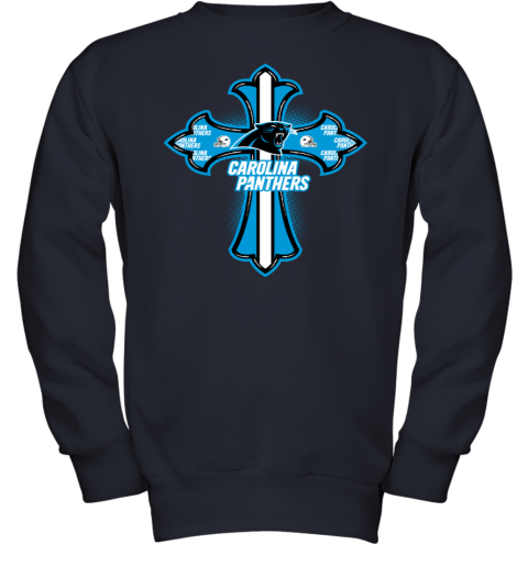 Carolina panthers blue clearance sweatshirt