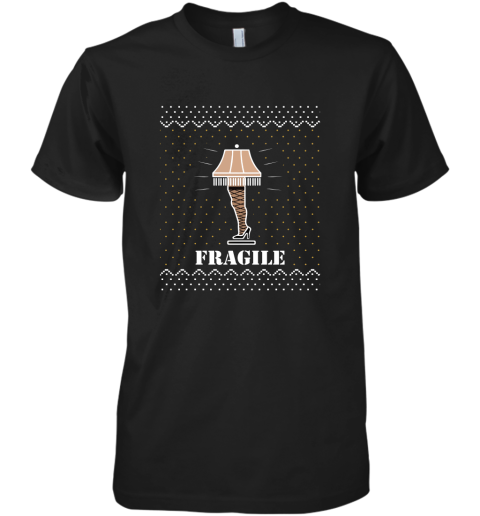 Fragile Leg Lamp Christmas Story Adult Premium Men's T-Shirt