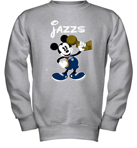 Mickey utah jazz Youth Sweatshirt