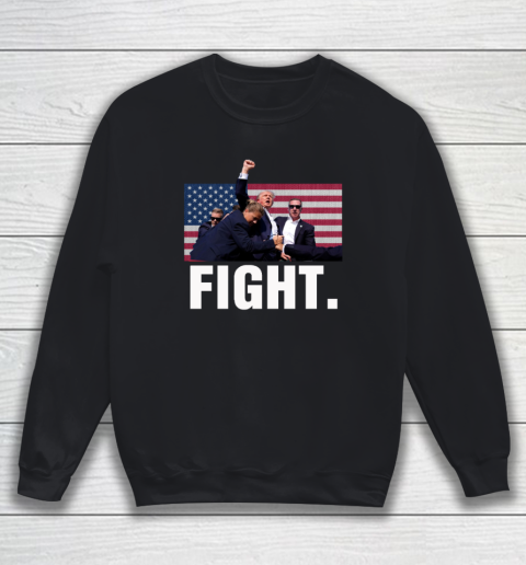 Trump Shooting Shirt Old Row Trump Fight Sweatshirt