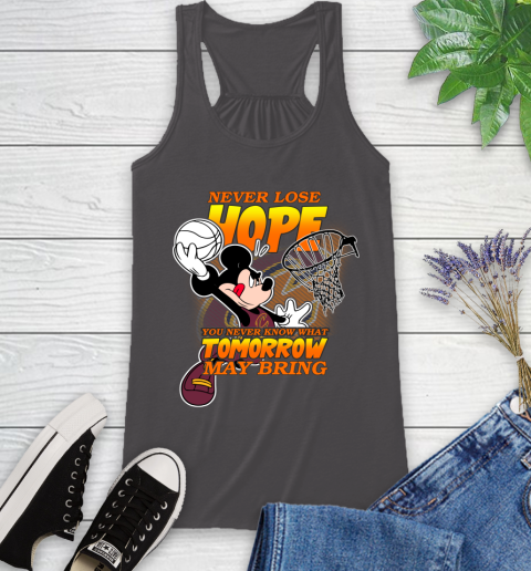 Cleveland Cavaliers NBA Basketball Mickey Disney Never Lose Hope Racerback Tank - Image 12