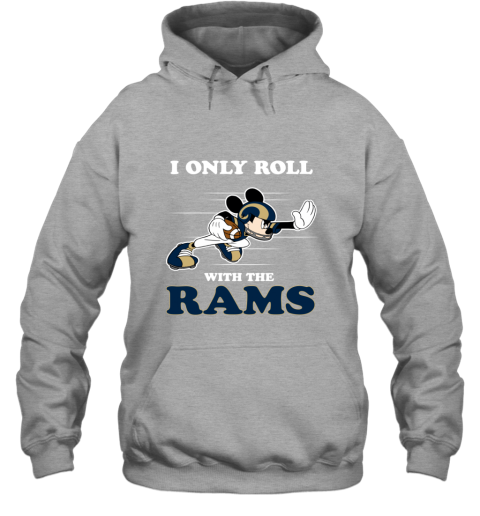 NFL Mickey Mouse I Only Roll With Jacksonville Jaguars Youth Hoodie 