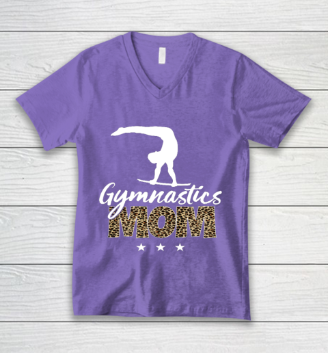 Mother s day Gymnastics Mom for mom mother s day funny V-Neck T-Shirt 8