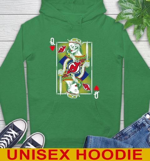 NHL Hockey New Jersey Devils The Queen Of Hearts Card Shirt Hoodie 8