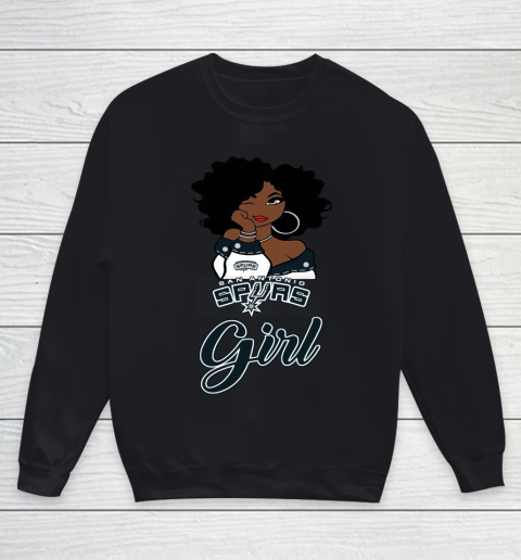 San Antonio Spurs Girl NBA Youth Sweatshirt