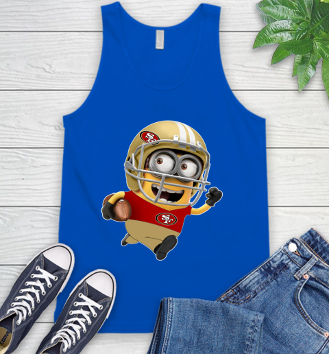 NFL San Francisco 49ers Minions Disney Football Sports Tank Top 5