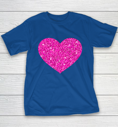 Pink Valentine Heart Love Fun Husband Wife Youth T-Shirt 6