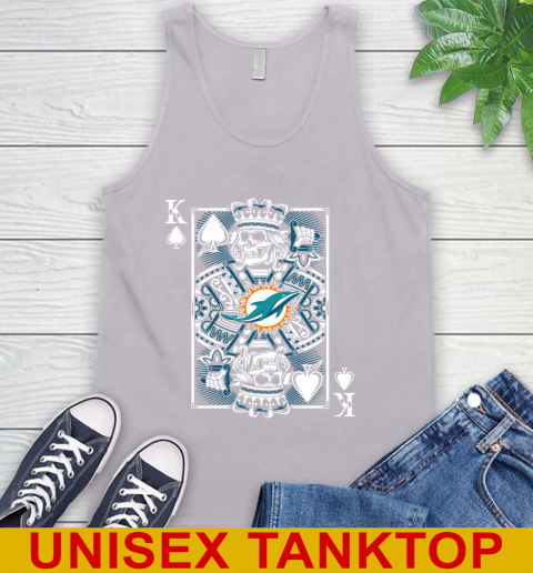 Miami Dolphins NFL Football The King Of Spades Death Cards Shirt Tank Top 3