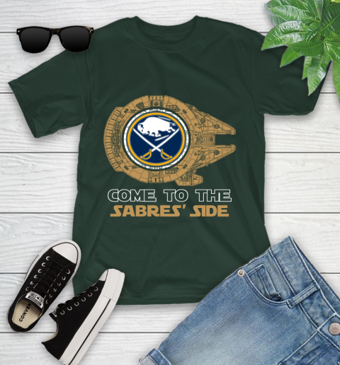NHL Come To The Buffalo Sabres Wars Hockey Sports Youth T-Shirt 5