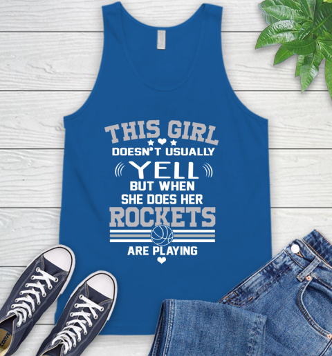 Houston Rockets NBA Basketball I Yell When My Team Is Playing Tank Top 4