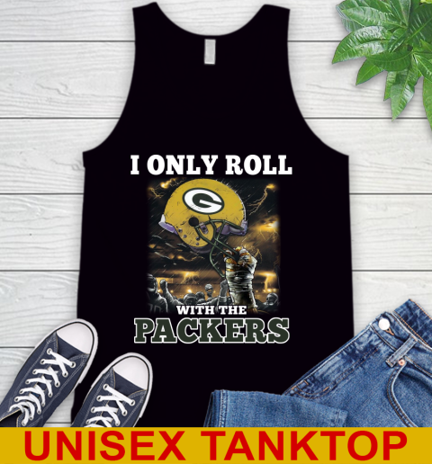Green Bay Packers NFL Football I Only Roll With My Team Sports Tank Top