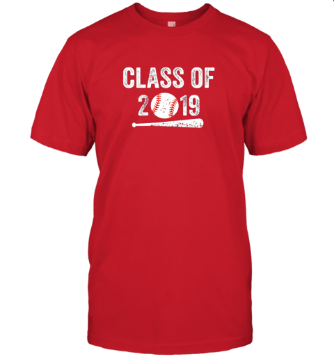 jrvf class of 2019 vintage shirt graduation baseball gift senior jersey t shirt 60 front red
