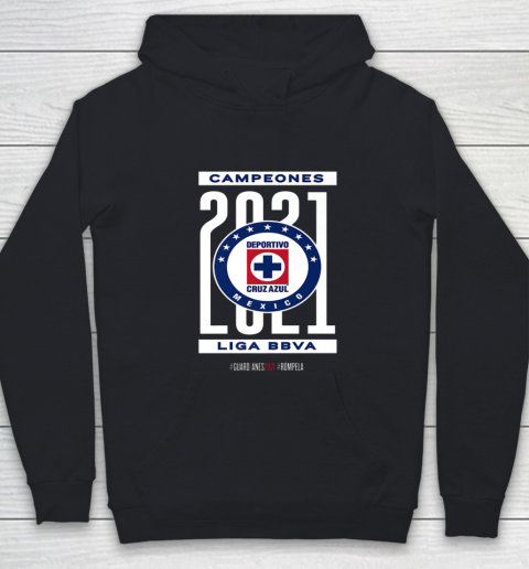 Football Cruz Azul Championship 2021 Youth Hoodie