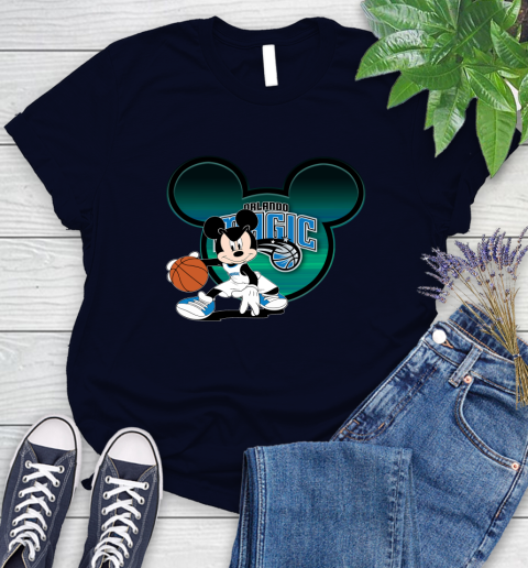 NBA Orlando Magic Mickey Mouse Disney Basketball Women's T-Shirt 3