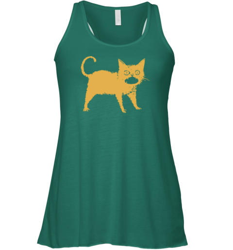 gqh6 horrible japanese cat premium flowy tank 32 front kelly