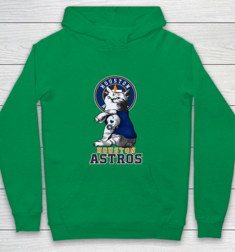 MLB Baseball My Cat Loves Houston Astros Youth Hoodie 4