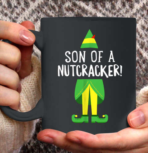 Son of a Nutcracker T Shirt Elf Christmas Funny Tshirt XMAS Ceramic Mug 11oz