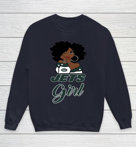 New York Jets Girl NFL Youth Sweatshirt 3