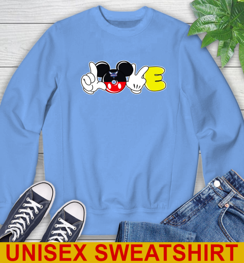 Charlotte Hornets NBA Basketball Love Mickey Disney Sports Sweatshirt 11