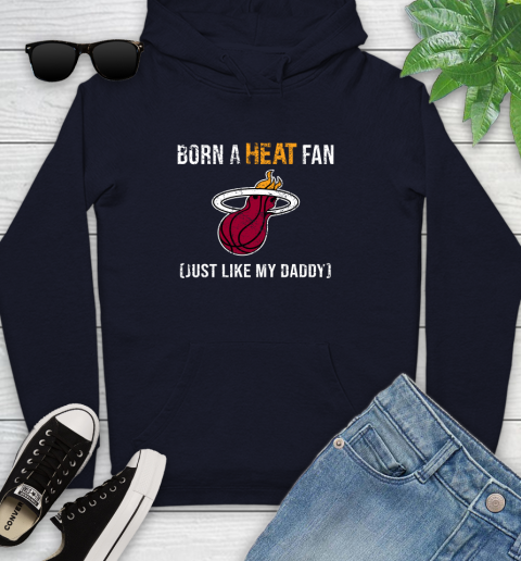 NBA Miami Heat Loyal Fan Just Like My Daddy Basketball Shirt Youth Hoodie 3