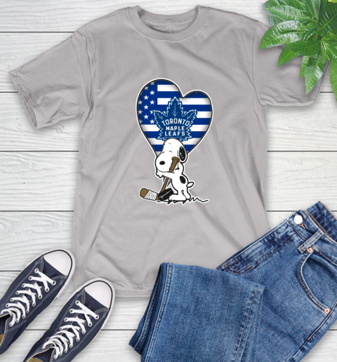 Toronto Maple Leafs NHL Hockey The Peanuts Movie Adorable Snoopy T-Shirt 12