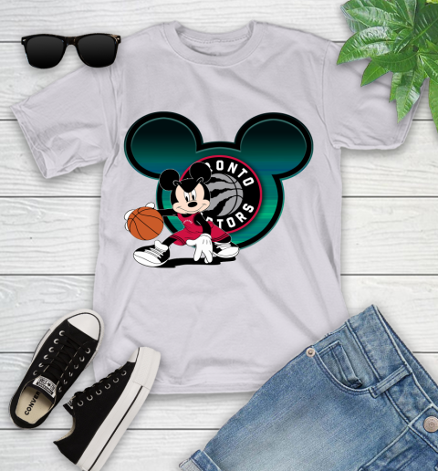 NBA Toronto Raptors Mickey Mouse Disney Basketball Youth T-Shirt 4