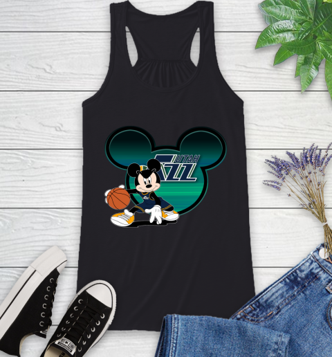 NBA Utah Jazz Mickey Mouse Disney Basketball Racerback Tank 2