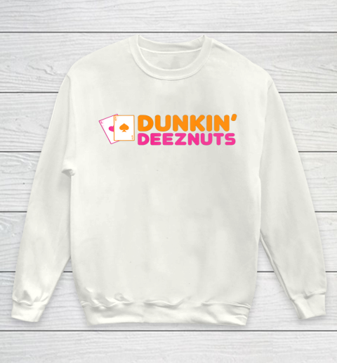 Dunkin Deez Nuts Pocket Aces Youth Sweatshirt