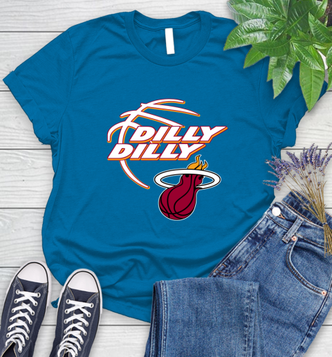 NBA Miami Heat Dilly Dilly Basketball Sports Women's T-Shirt 7