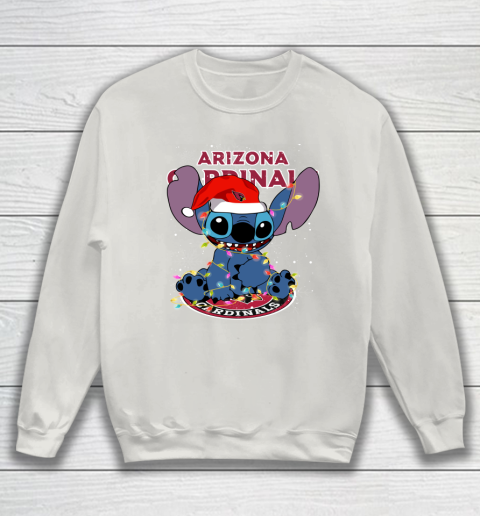 Arizona Cardinals NFL Football noel stitch Christmas Sweatshirt 8