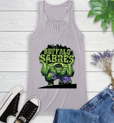Buffalo Sabres NHL Hockey Incredible Hulk Marvel Avengers Sports Racerback Tank 5