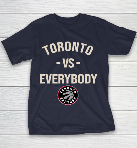 Toronto Raptors Vs Everybody Youth T-Shirt 2