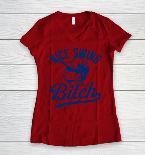 Joe kelly Shirt Nice Swing Bitch Women's V-Neck T-Shirt 6