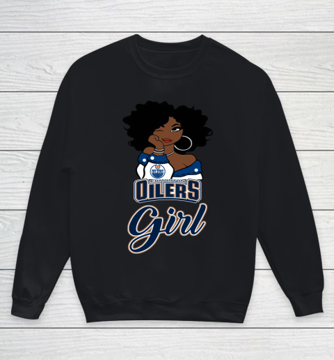 Edmonton Oilers Girl NHL Youth Sweatshirt