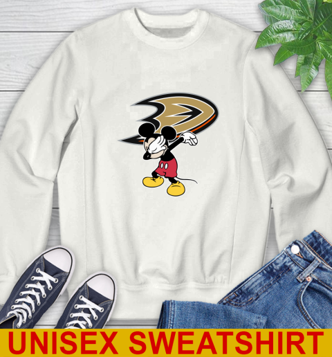 Anaheim Ducks NHL Hockey Dabbing Mickey Disney Sports Sweatshirt