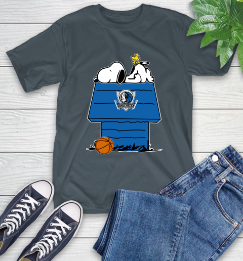 Dallas Mavericks NBA Basketball Snoopy Woodstock The Peanuts Movie T-Shirt 9